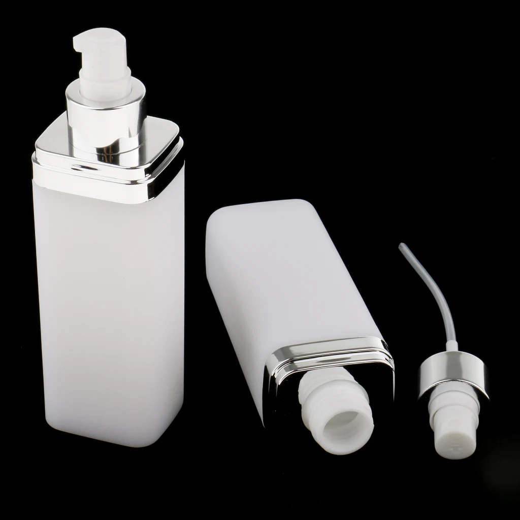 

120ml Empty Cream Lotion Airless Pump Bottle + Perfume Essential Oil Sprayer