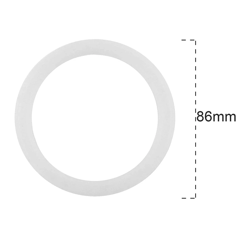 

Reusable LeakProof Silicone Seal Rings for Plastic Mason Jar Lids (Wide Mouth, 48-Pack)