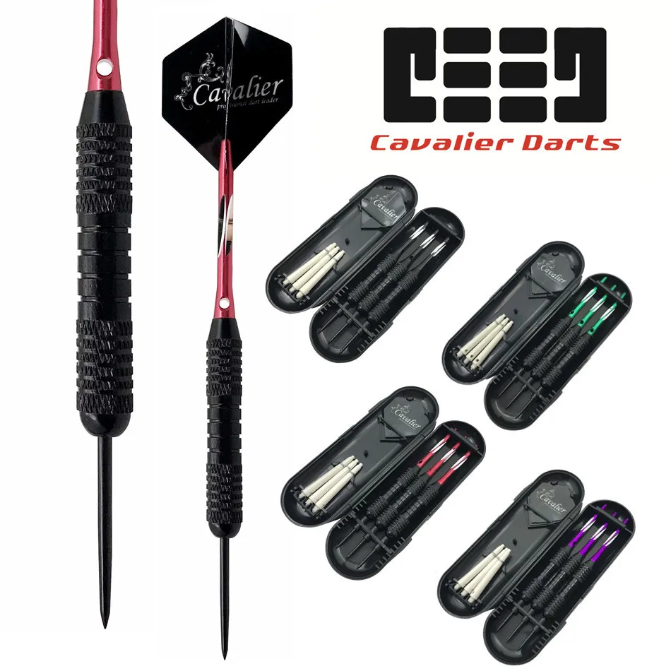 3pcs/set Professional Darts Free Carry Box 22g Black Golden Color Steel Tip Steel Tips Darts Darts With Brass Darts Shafts