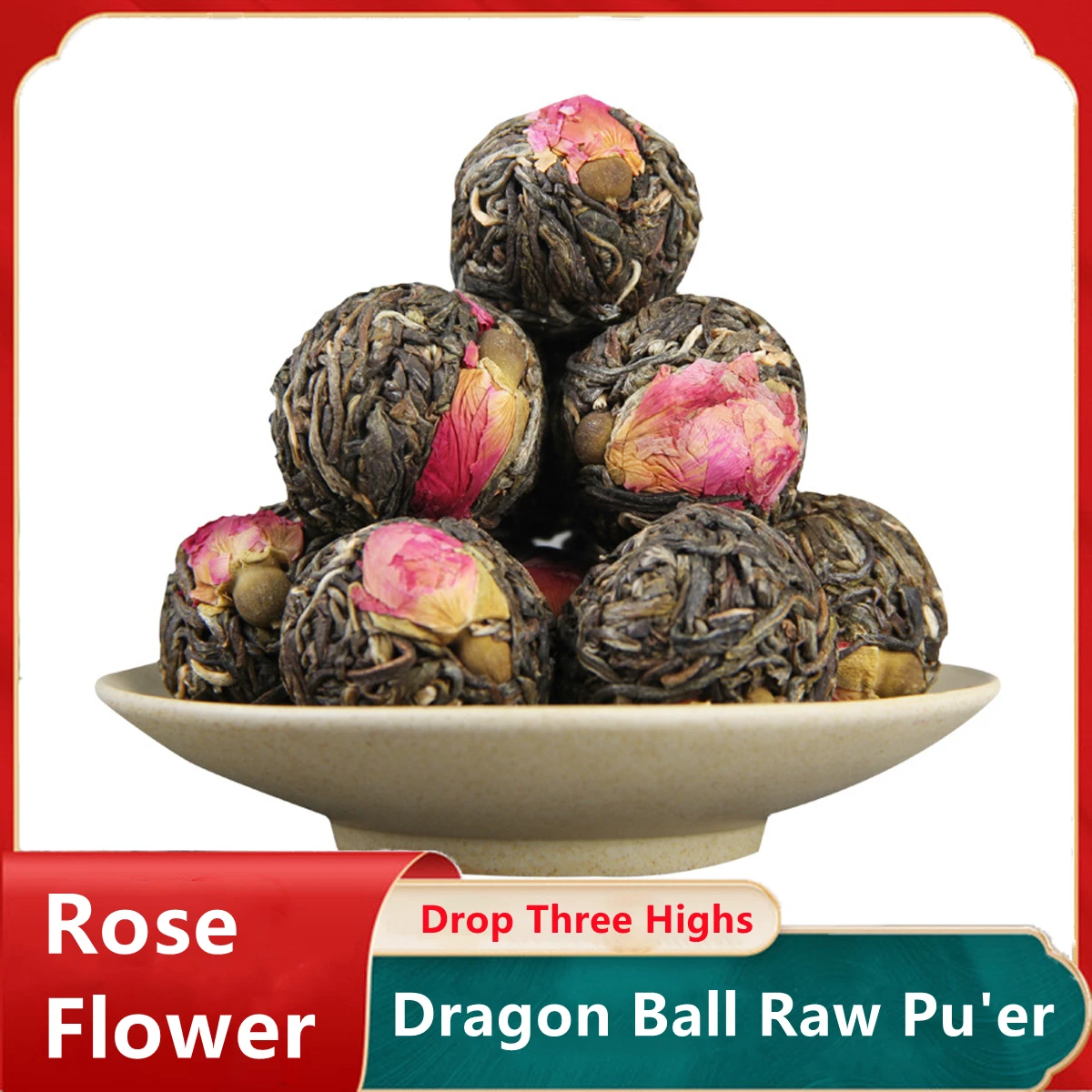 Чайный чай Yunnan Xiaotuo старое дерево Пуэр необработанный Роза из ПУ-erh Dragon Ballr Sheng для