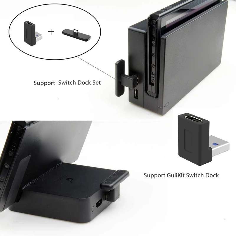 

90 Degree USB C Type C Female to USB 3.0 Male Charging OTG Adapter Converter