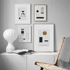 Скандинавский постер, абстрактные Геометрические линии, Мраморная текстура, настенный художественный принт, холст, живопись, современные украшения, картины для гостиной