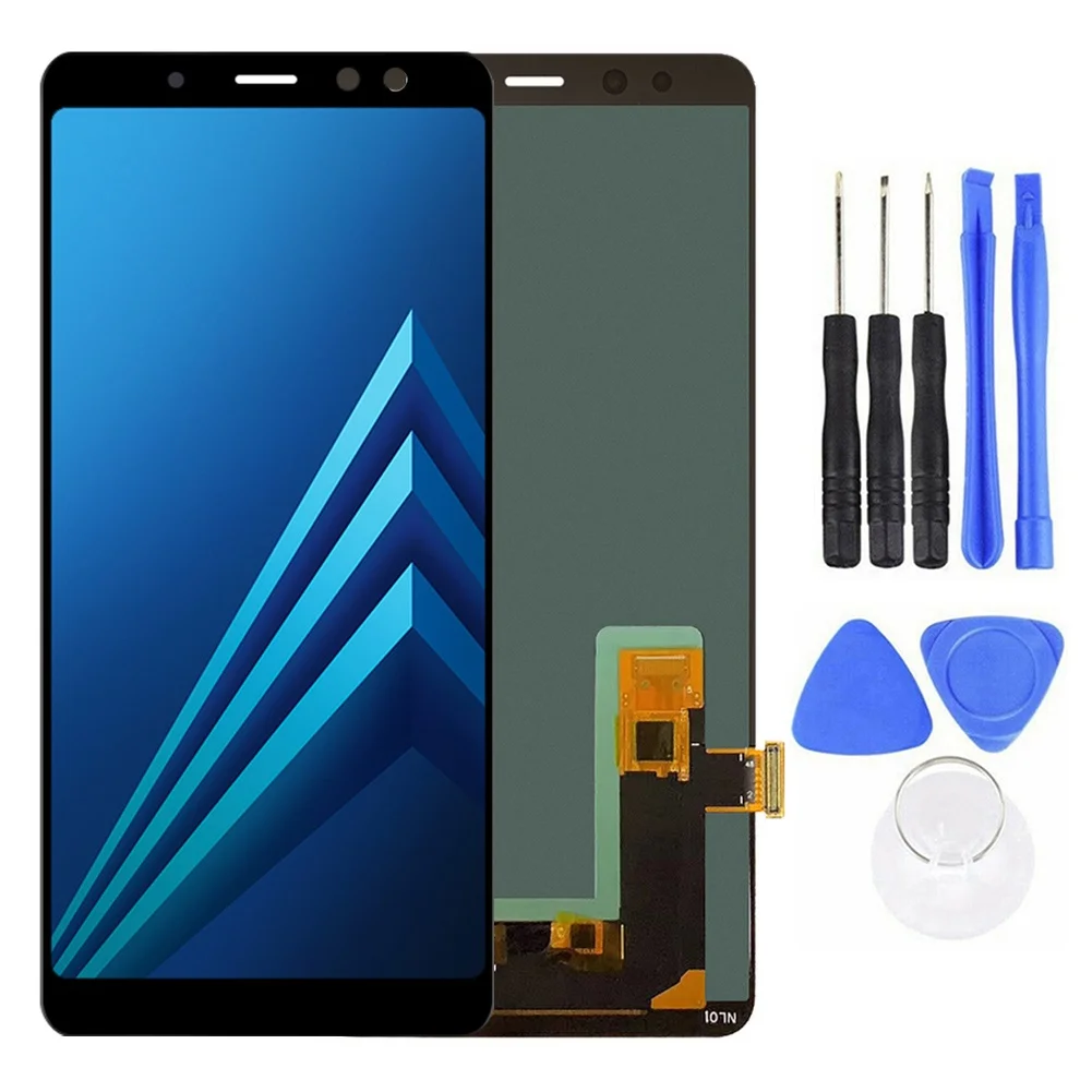 

AMOLED LCD Screen For SAMSUNG Galaxy A8 Plus 2018 A730 A730x LCD Display Touch Screen Digitizer Replacement