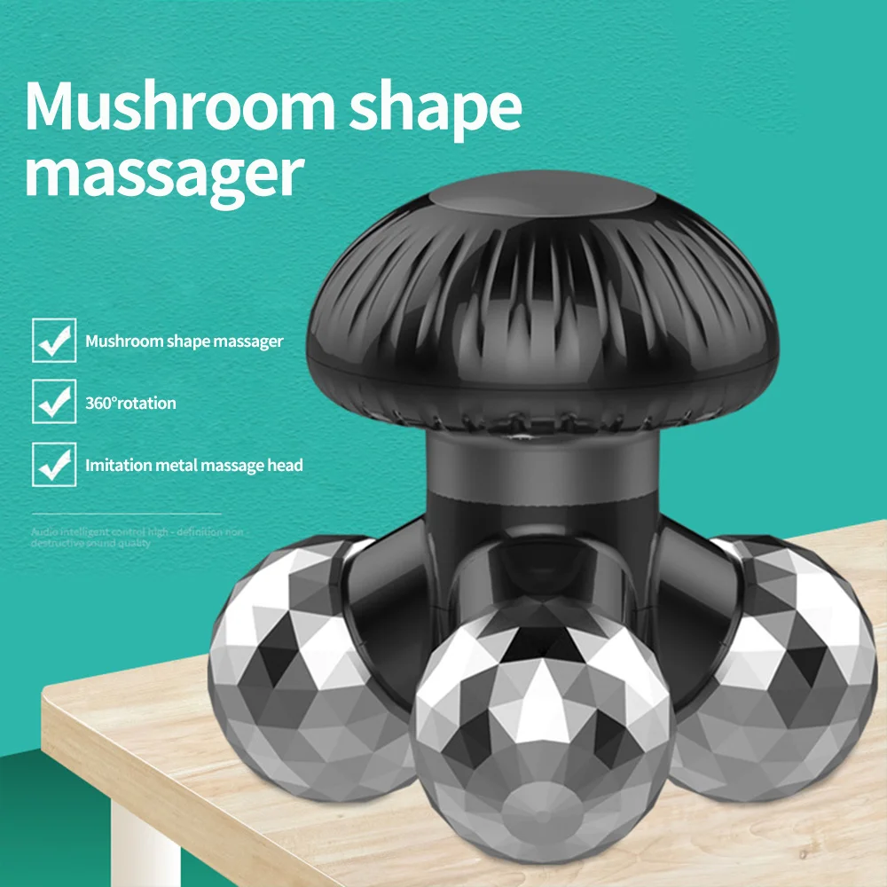 

Mini Electric Handled Wave Vibrating Massager USB Battery Full Body Massage Neck Waist Back Shoulder Relax Head Massage