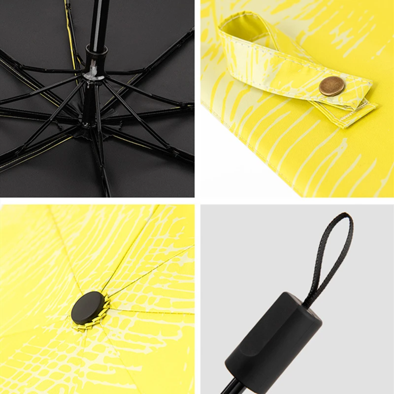 Женский Автоматический Зонт с рисунком кота собаки складывается в 3 раза|Зонтики|