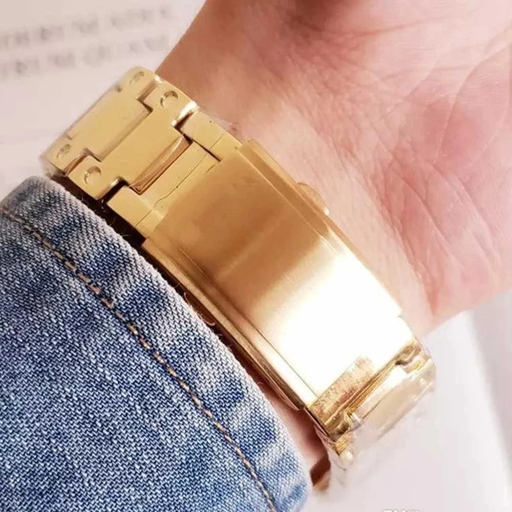 

Luxury metal style GMW-B5000 casual fashion LED digital men's watch ice watch electronic steel band watch all functions can work