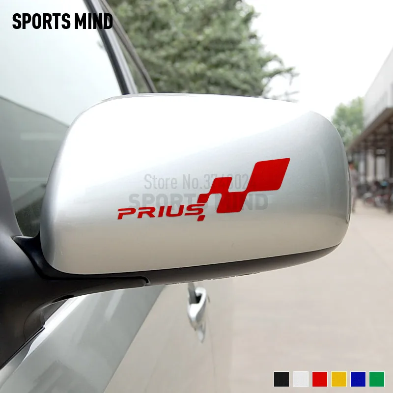 

5 Pairs Vinyl Car-Styling For Toyota Prius TRD JDM Accessories Automobiles Car Rear view Mirror Stickers Decals