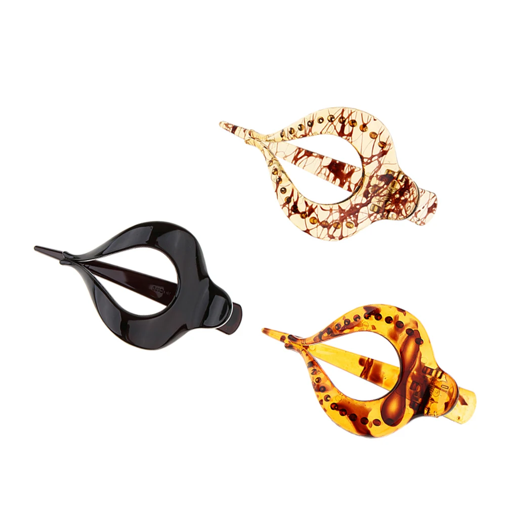 3 шт./упаковка женские Акриловые зажимы для волос |