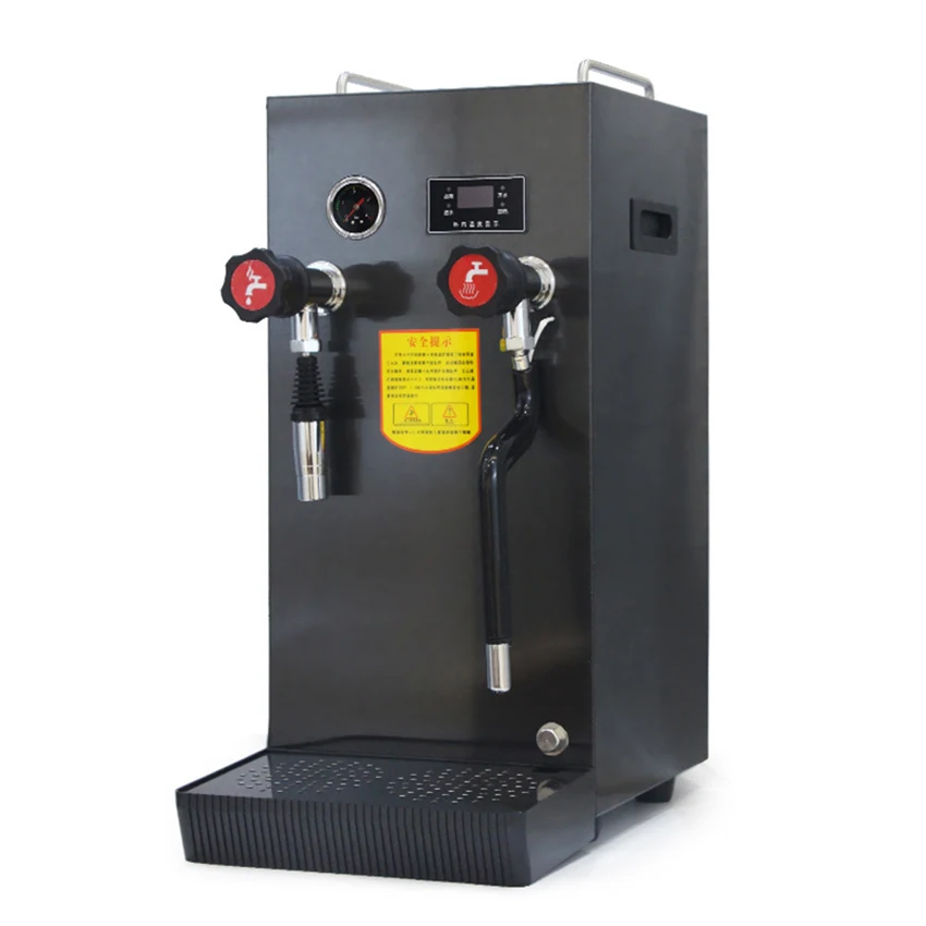 

8L Steam Boiling Water Machine Milk Bubble Machine Fully Automatic Stainless Steel Boiled Water Heating Machine Milk Tea Shop