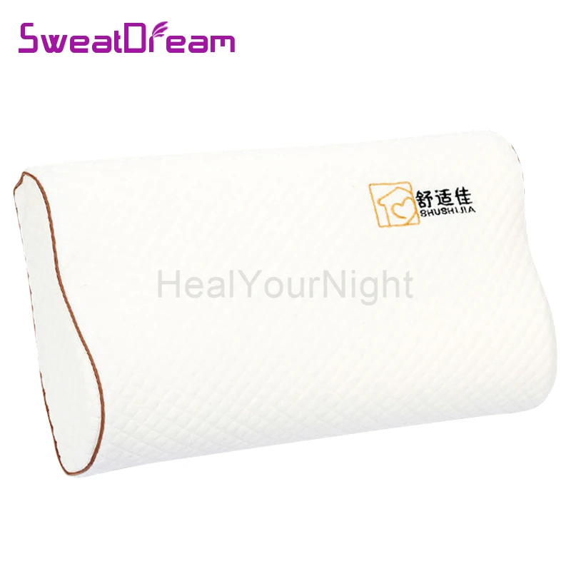 

Memory Foam Кровать Ортопедическая подушка для боли шеи Sleeping with наволочка 50*30 см, затылочная Шейная подушка с медленным восстановлением формы по...