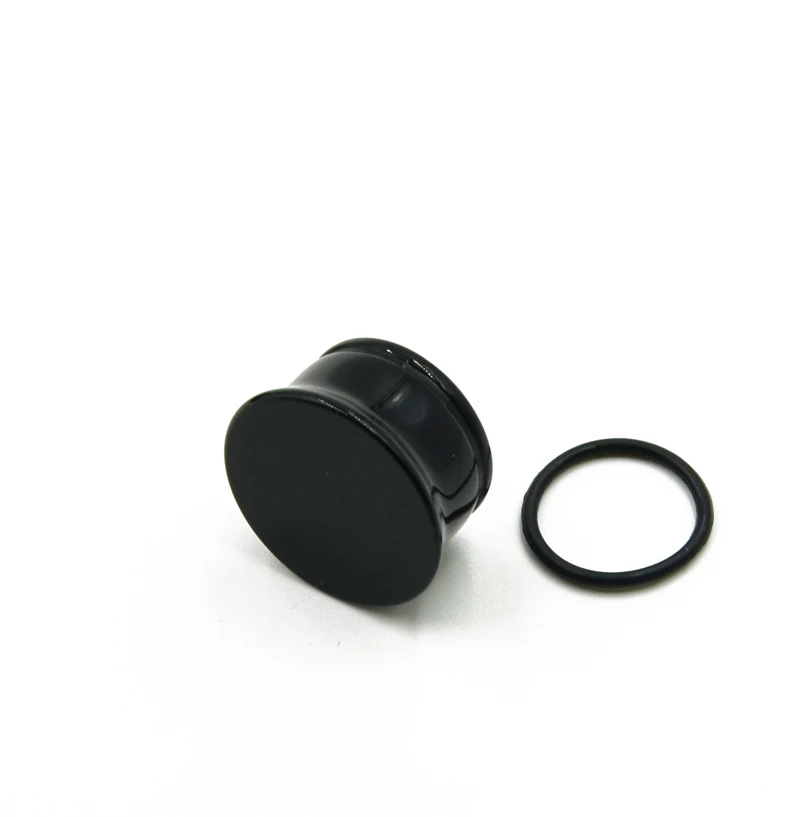 1 пара черные и белые акриловые высокополированные тонкие расклешенные телесные