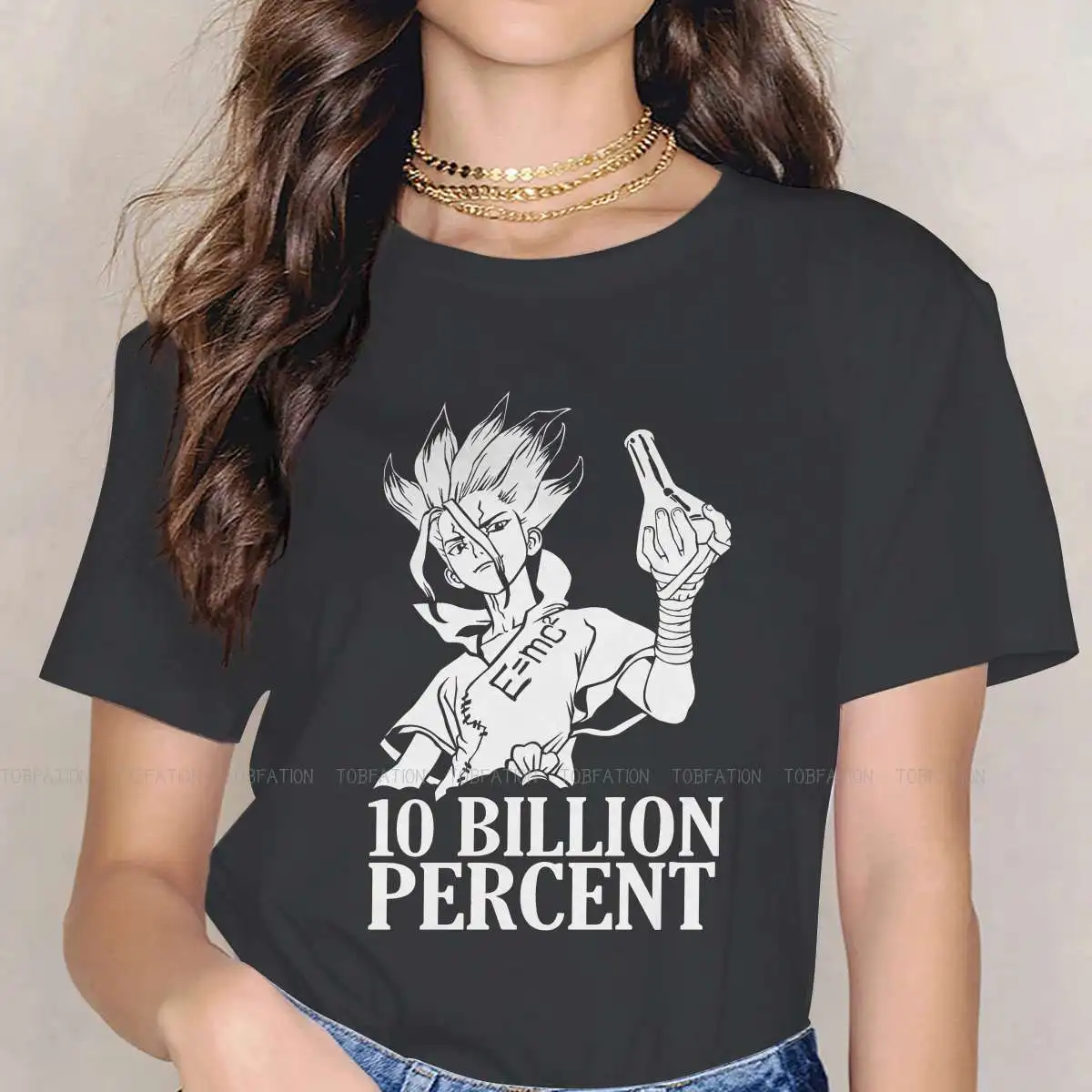 

Футболка Zenku Essential Casual Dr STONE Style, уличная одежда, футболка для отдыха с коротким рукавом Special 4XL