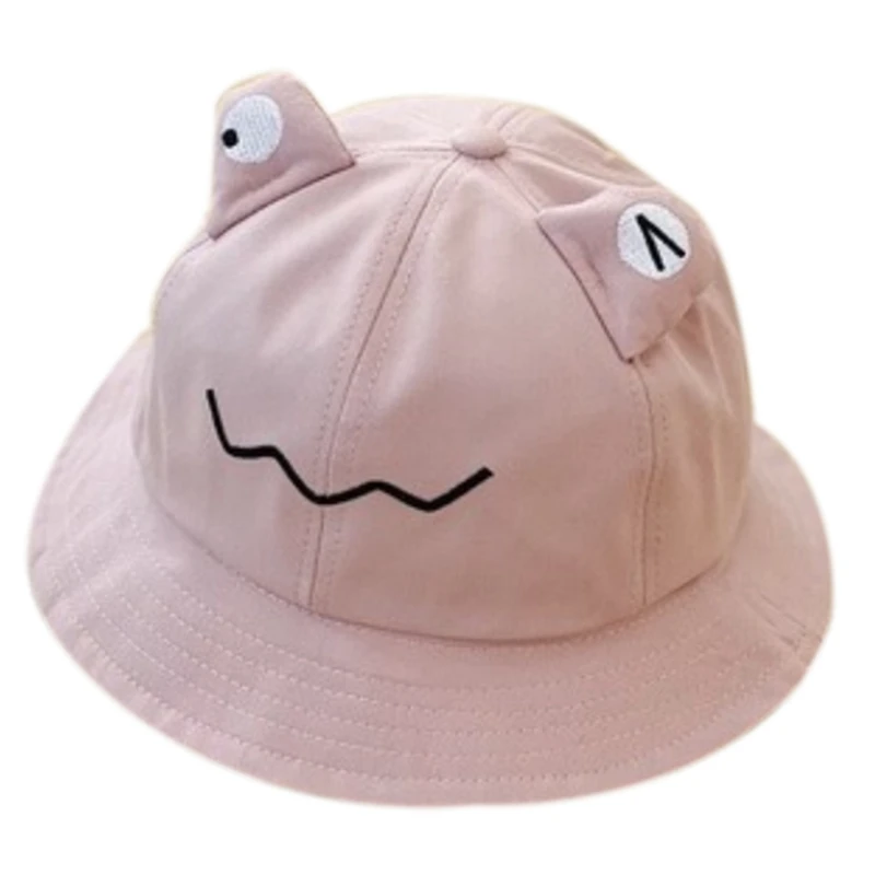 Панама с мультяшными глазами лягушек для малышей детей шляпа широкими полями