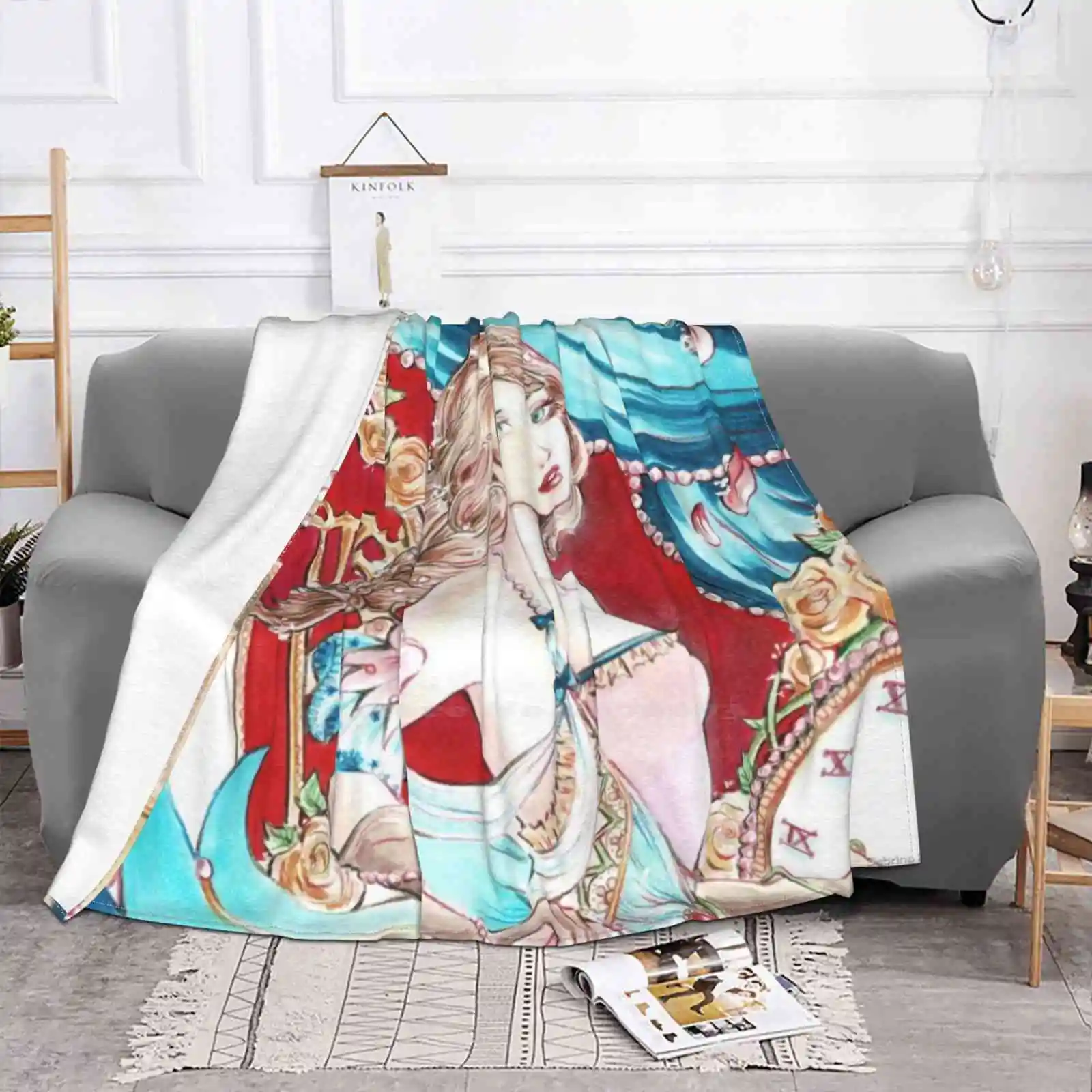 Aschenputtel новейшая супермягкая теплая Женская Тонкая Одеяло сказочная принцесса