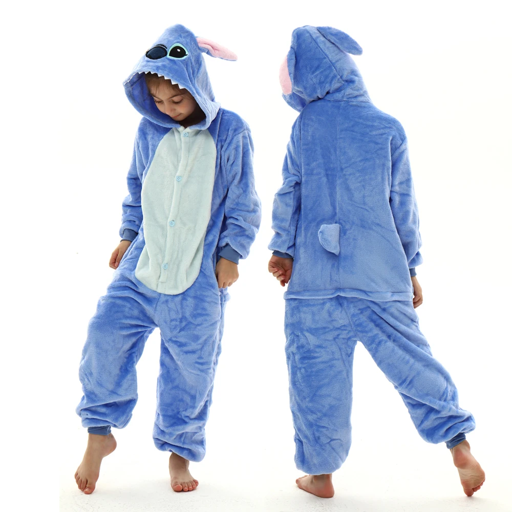 Newest Animal Unicorn Pajamas Kids Winter Sleepwear Kigurumi Unicornio Pyjamas Boys Girls Onesie Anime Costumes Jumpsuit |