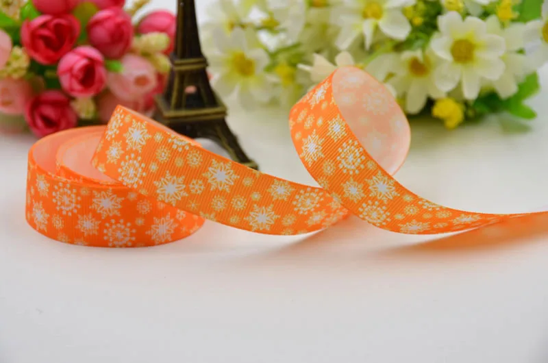 

7/8'' 22mm,1" 25mm,1-1/2" 38mm,3" 75mm Snow Character printed Grosgrain Ribbon party decoration X-01457 10 Yards