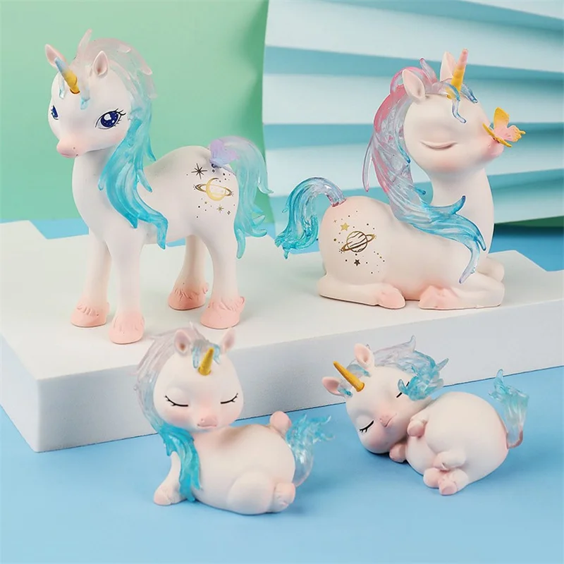 

Эстетический Декор для комнаты, единорог, подарок на Новый год, украшения для комнаты, аксессуары для украшения комнаты, роскошное украшени...