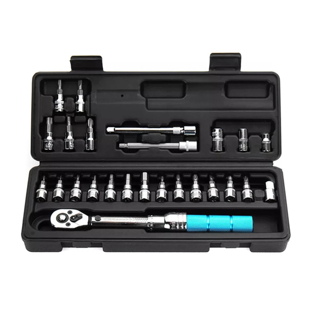

Newly 1/4 Inch 2-14nm Adjustable Torque Wrench Bike Repair Tools Kit for Bicycle Cycling