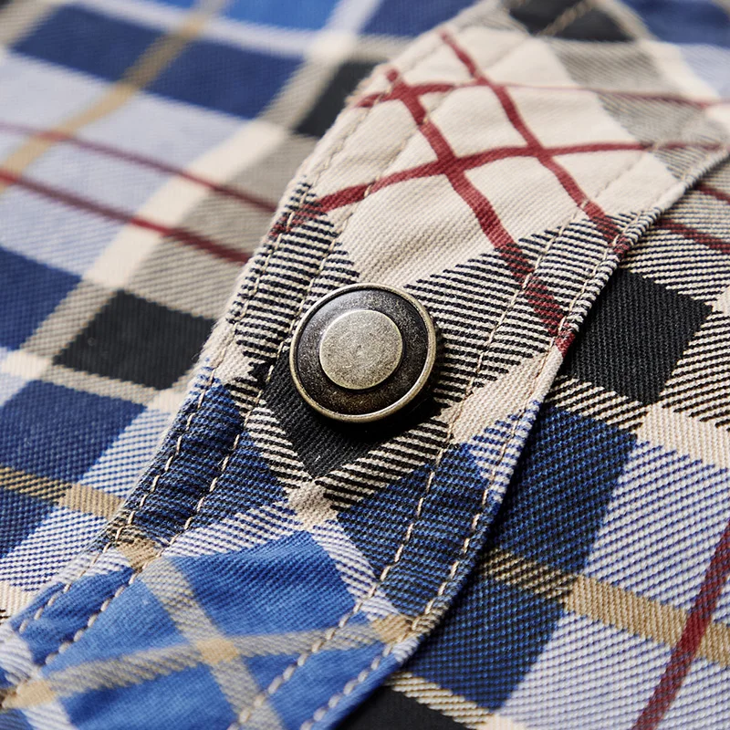 Фланелевая теплая клетчатая рубашка мужская осенне зимняя повседневная
