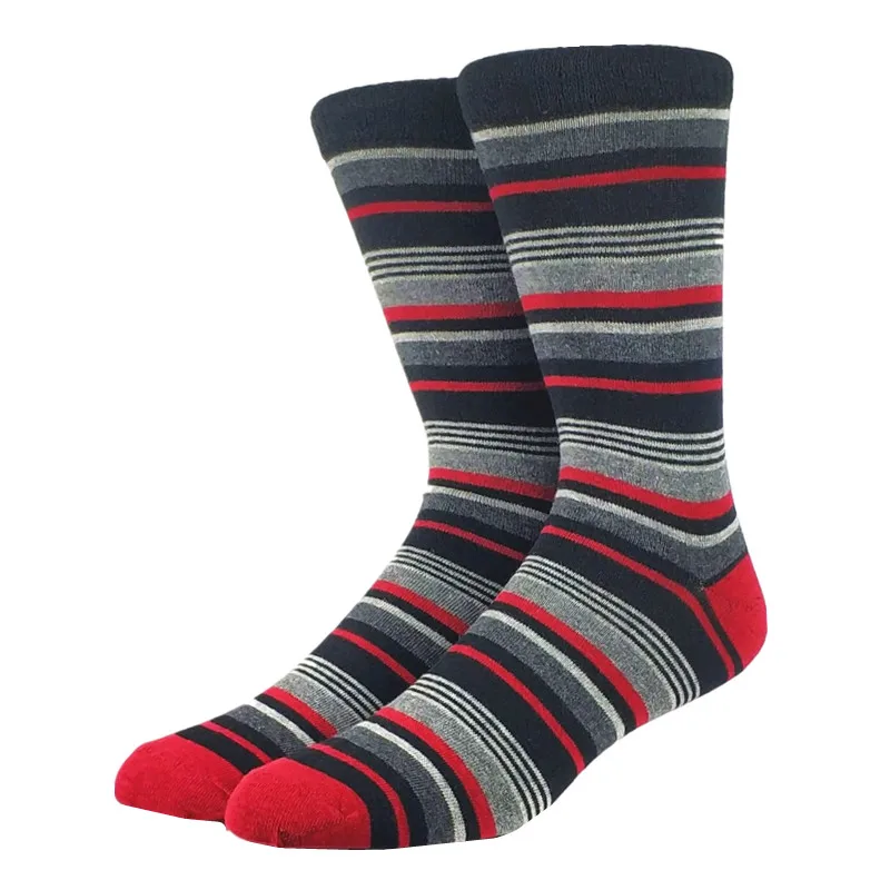 

Мужские носки в красную полоску (тонкий материал)