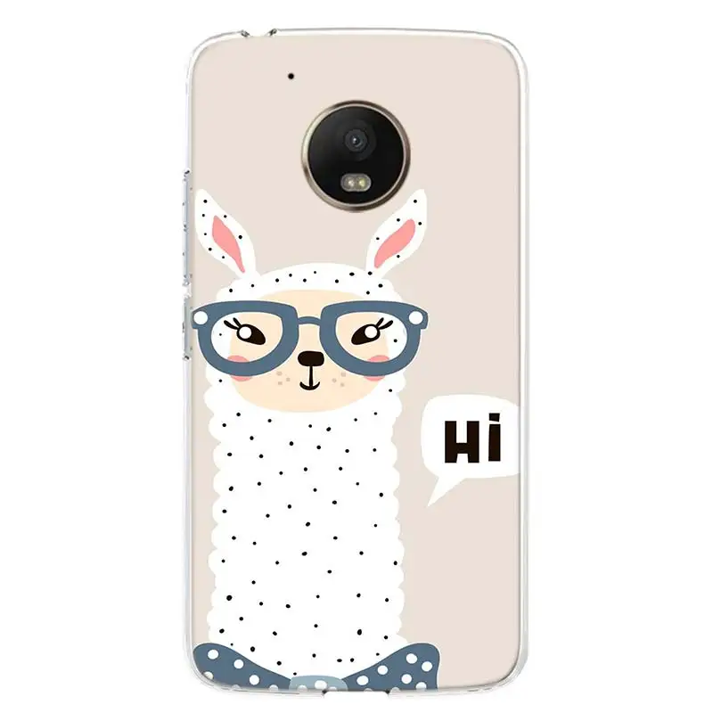 lama llama alpacas animal phone case for motorola g9 play g8 plus g30 g7 power capa moto one vision fusion g6 g5 e6 e5 cover free global shipping
