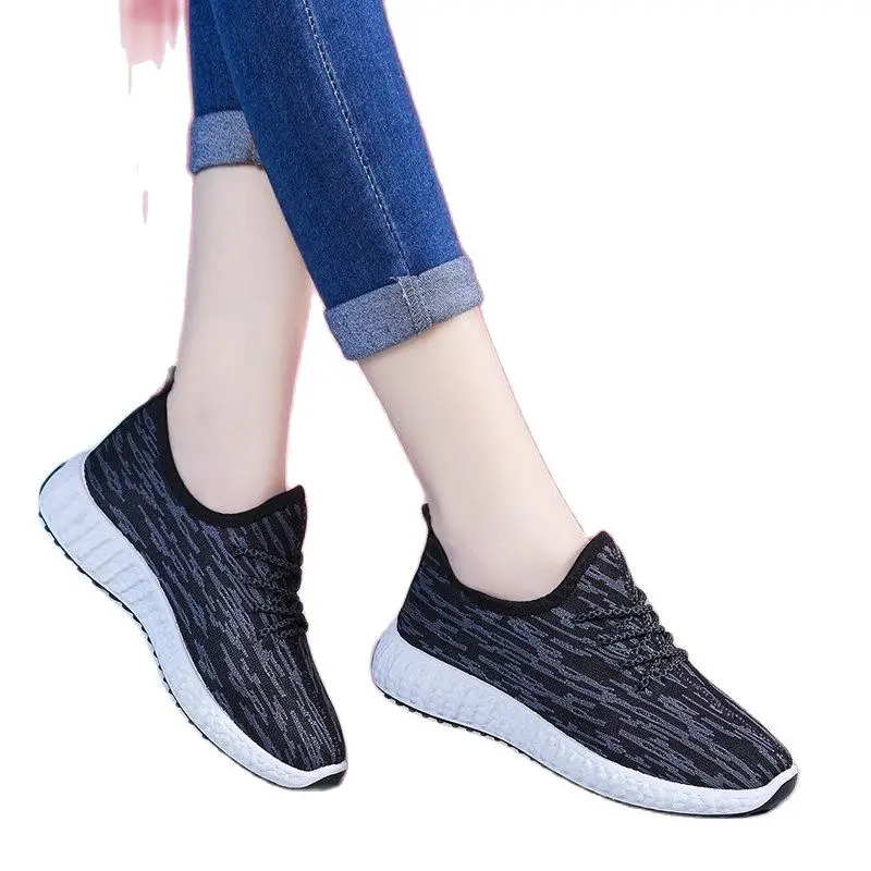 

2021 Women Running Shoes Mesh Sneakers Lady Breathable Soft Light Gym Shoes Female Walking Jogging Shoes Basket Femme