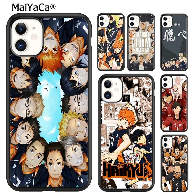 MaiYaCa Haikyuu! Чехол Karasuno для телефона с изображением волейбольной команды iPhone SE 6 6s 7 8