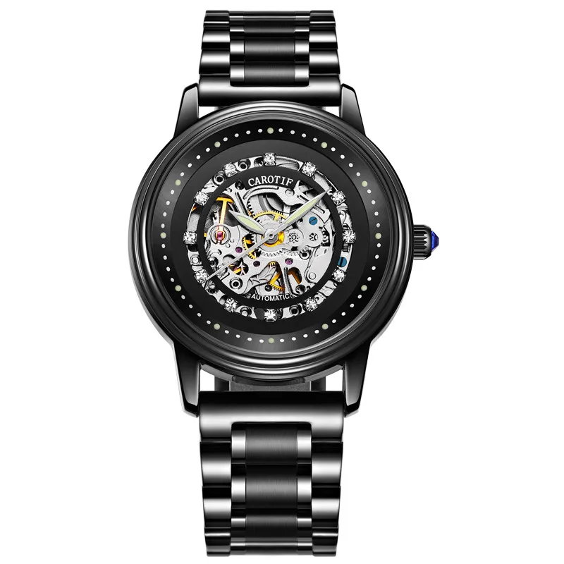 Tourbillon автоматические механические часы Топ люксовый бренд двухсторонние полые