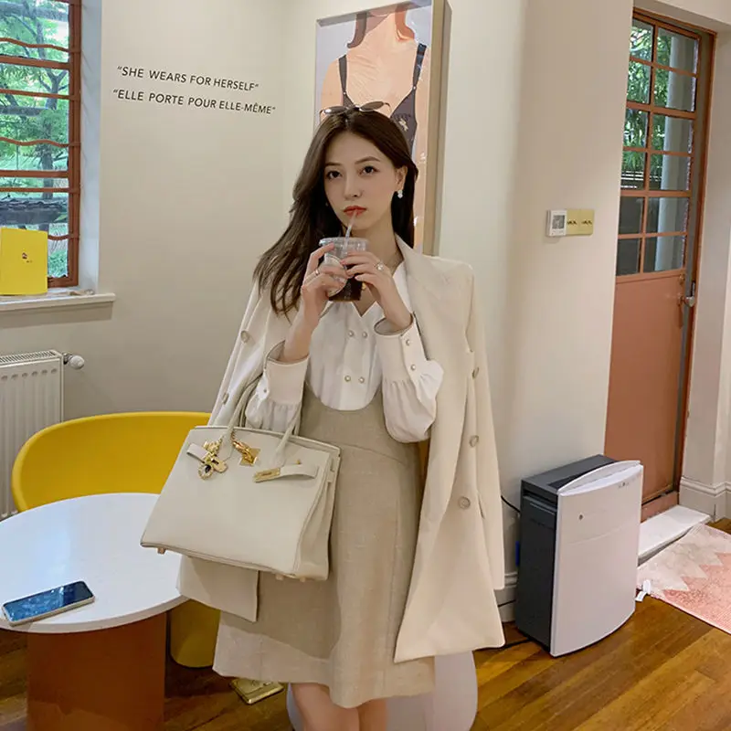 

Women Blouses Solid Peter Pan Collar Korean Style Long Sleeves Fashion Leisure Street Wear Shirts Plus Size 3XL Ladies Slim Chic