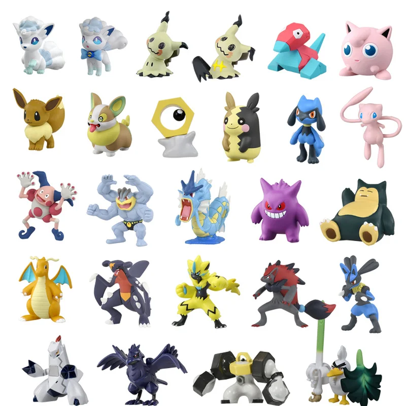 Коллекция кукол покемонов TAKARA TOMY MS EMC sirtie 'd Vulpix Gyarados Morpeko Mimikyu Duraludon Yamper Gengar Zoroark