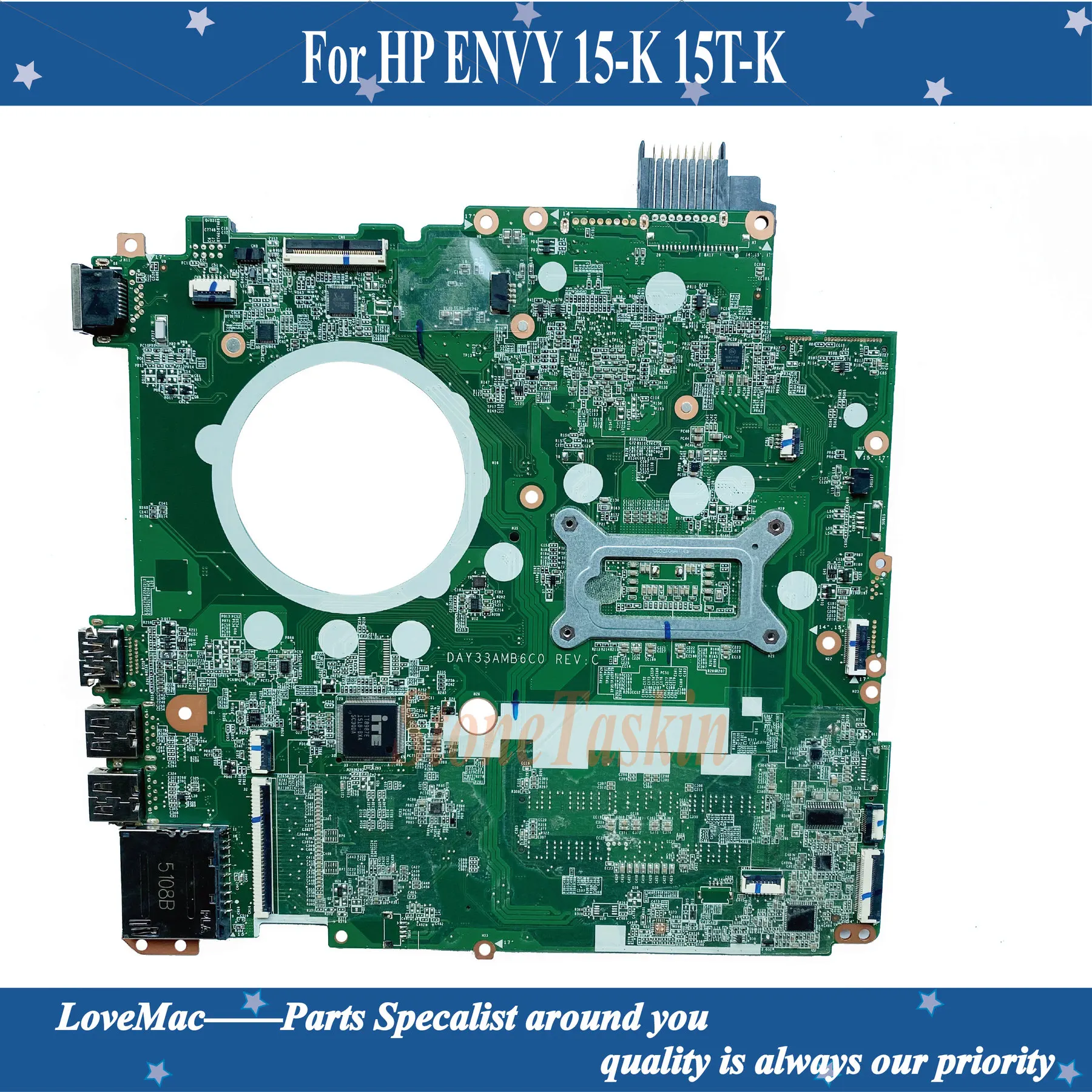 Высокое качество 794984-501 для ноутбука HP ENVY 15-K 15T-K материнская плата DAY33AMB6C0 Y33A HM87 SR1Q8