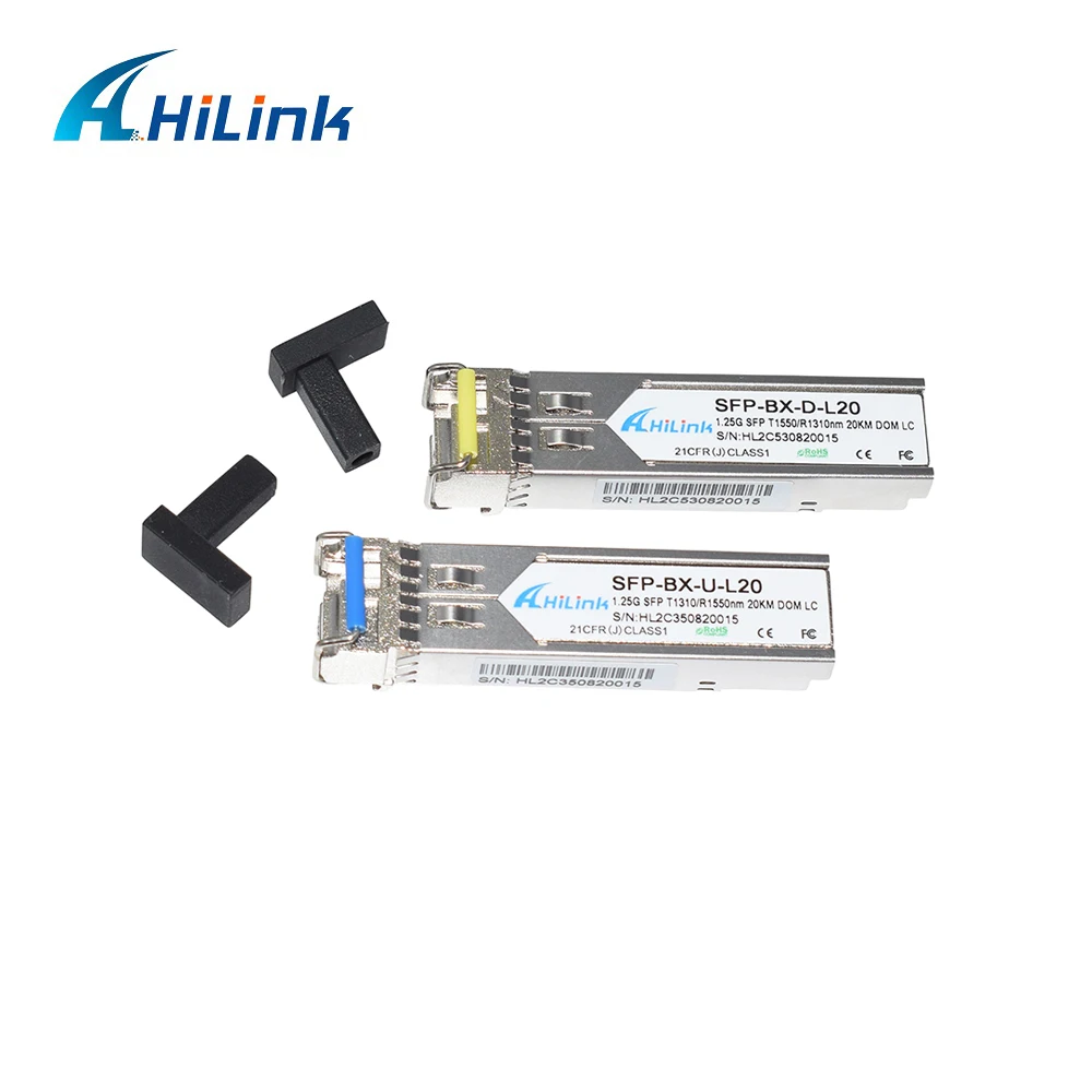 Одноволоконный мини GBIC 1G 1 25G 1310nm/1550nm 20km DOM BiDi SFP LC | Мобильные телефоны и аксессуары