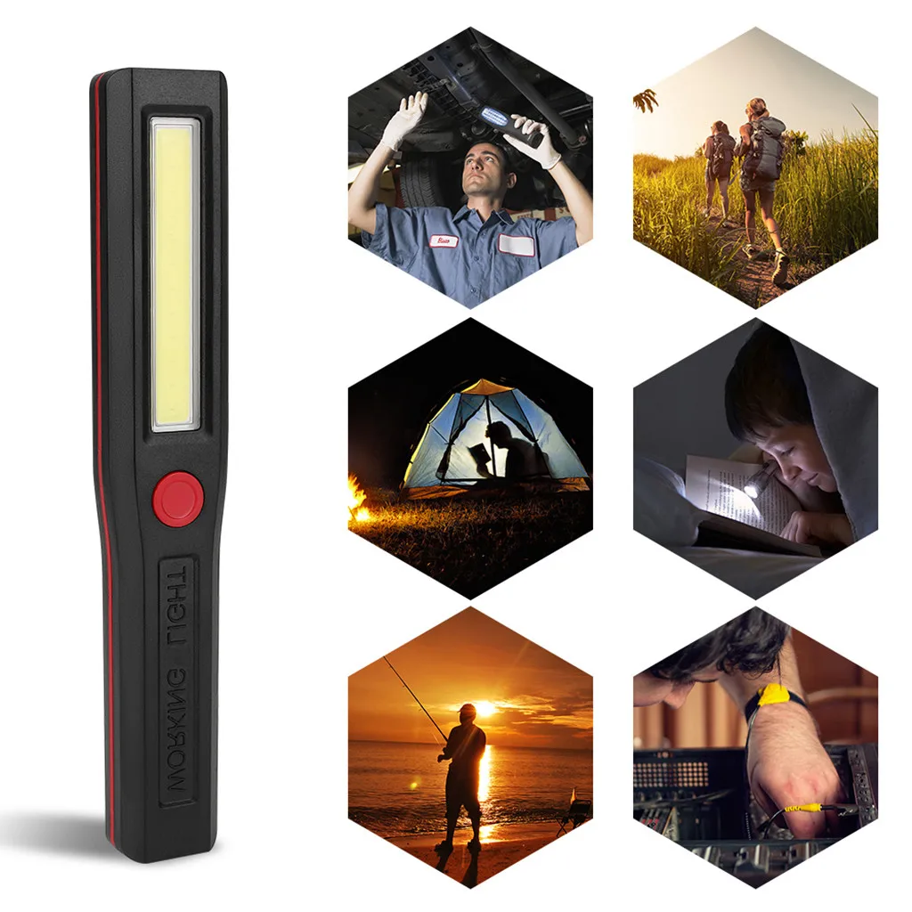 Фонарь для рабочего освещения 3x AAA магнитный рабочий светильник автомобиля