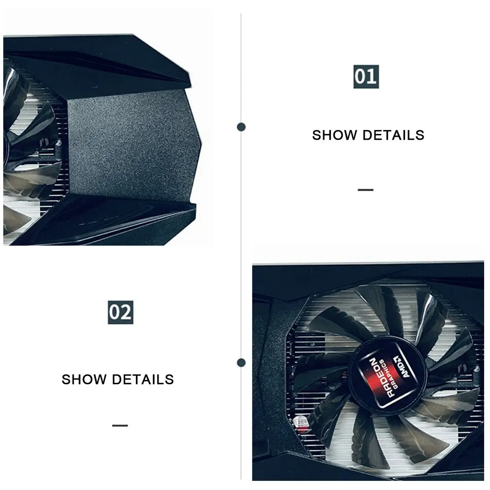 

Cooling Game HD7670 4GB DDR5 128Bit Graphics Card for Desktop PC Gaming GDeals Games Accessories