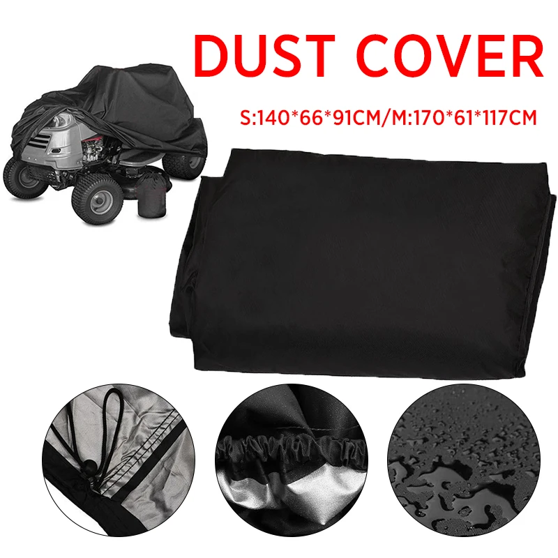 

210D Oxford Cloth Waterproof Dust Rain Proof Outdoor Garden Sunscreen Tractor Lawn Mower Cover For Lawn Mowers Covering