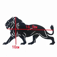 mighty lion 19cm car sticker reflective vinyl decal car decoration styling accessories