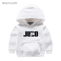 new kids hoodies print cool judo boy girl baby sweatshirt winter casual long sleeve outwear hoody childrens pullovers