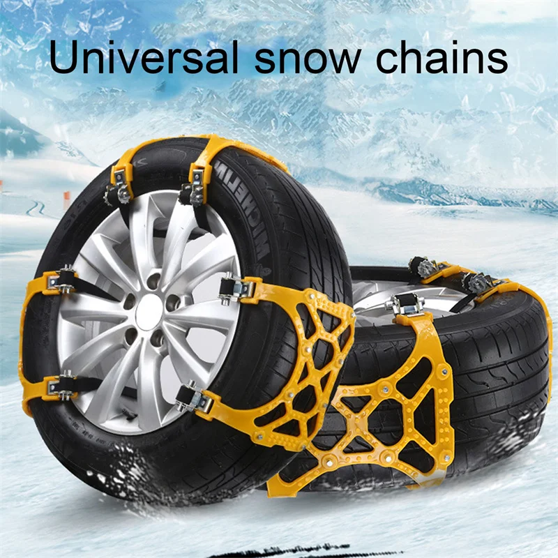 

Автомобильные цепи для снега, цепь для колес, противоскользящие аварийные противоскользящие цепи для льда, снега, грязи, песка, безопасного ...