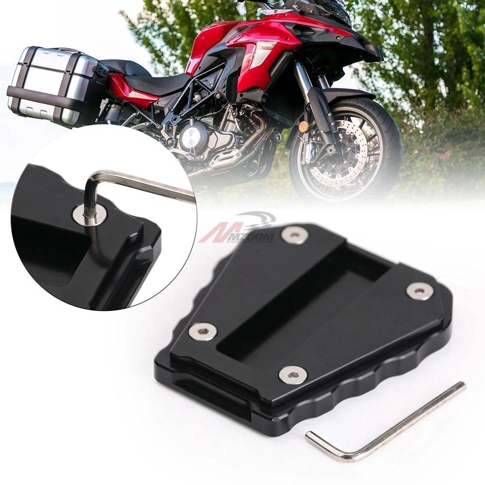Боковая подставка для мотоцикла Benelli TRK502 TRK 502 CNC алюминиевая ног удлинительные
