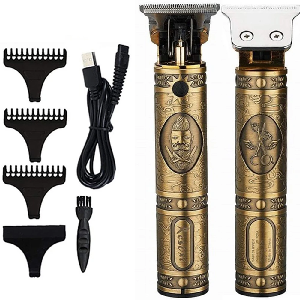 

Portable Rechargeable Hair Clipper Electric Hair Clipper Hair Clipper Men Hair Clipper Styling Comb Beard Trimmer 0mm Shaver