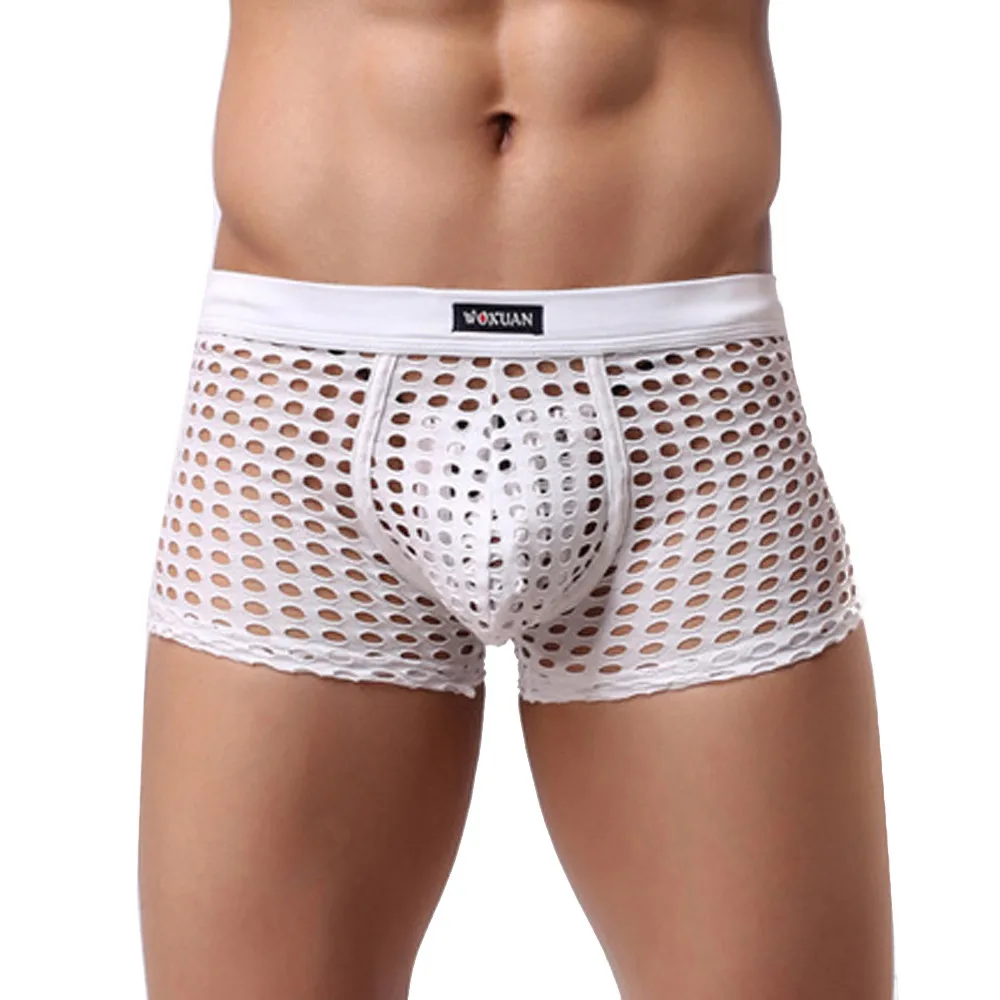 

Fashion Mens Briefs Underwear Bulge Sports Hollow Underpants Men Underwear Male Underpants Bikini Pant Ventilation Trunks #S