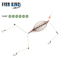 ftk fishing group high carbon steel weight 20g25g30g35g40g45g carp fishing bait cage hair rigs europe feeder lead sinker