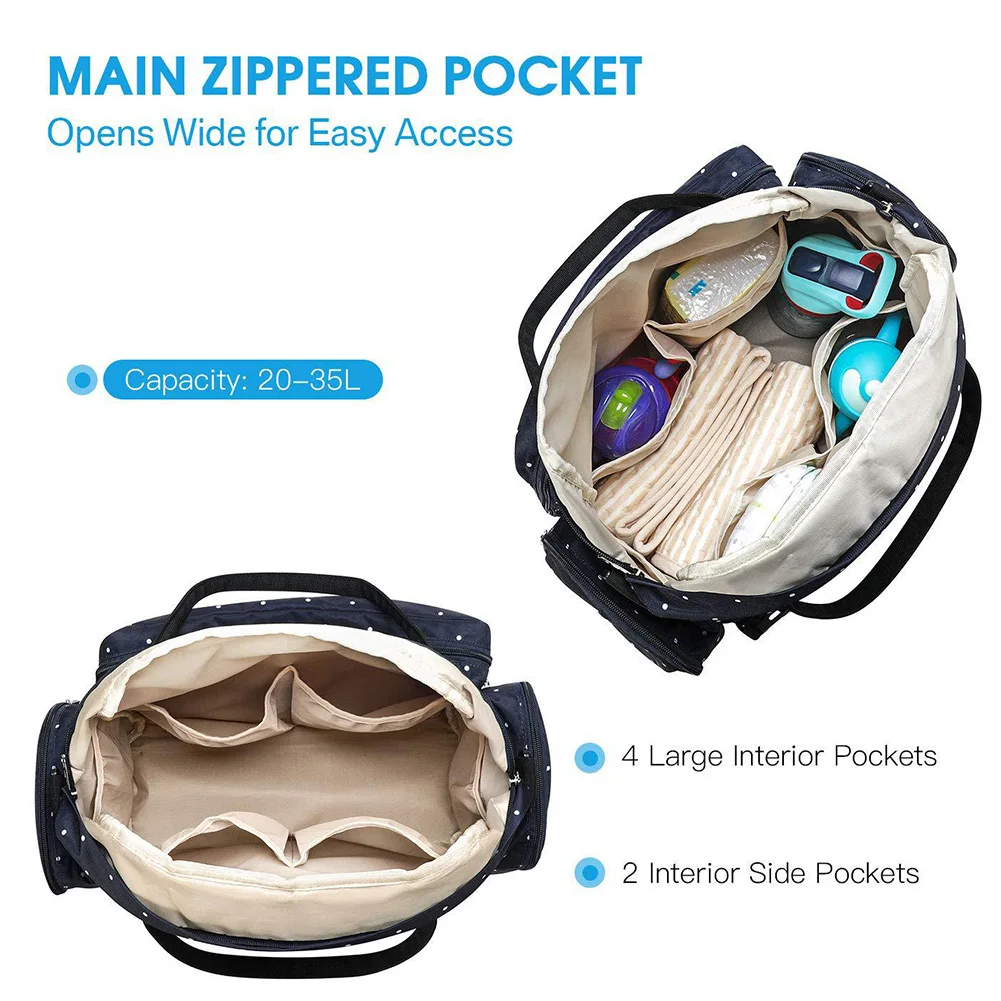

Hot Diaper Backpack Large Capacity Baby Bag Multi-Function Travel Backpack Nappy Bags Nursing Bag Waterproof