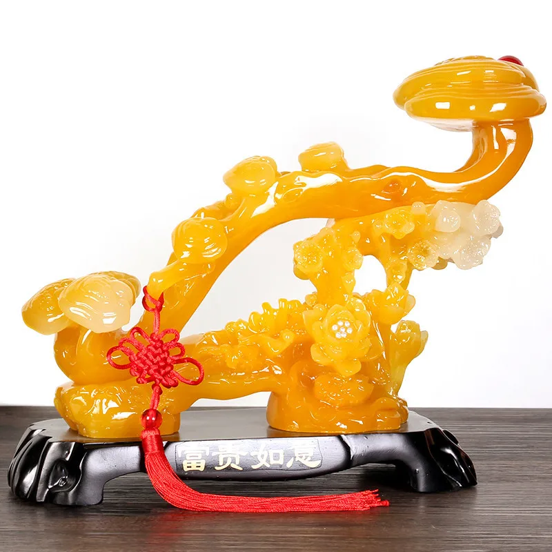 Новый полимерный нефрит Ruyi украшение благоприятный подарок Гостиная Кабинет