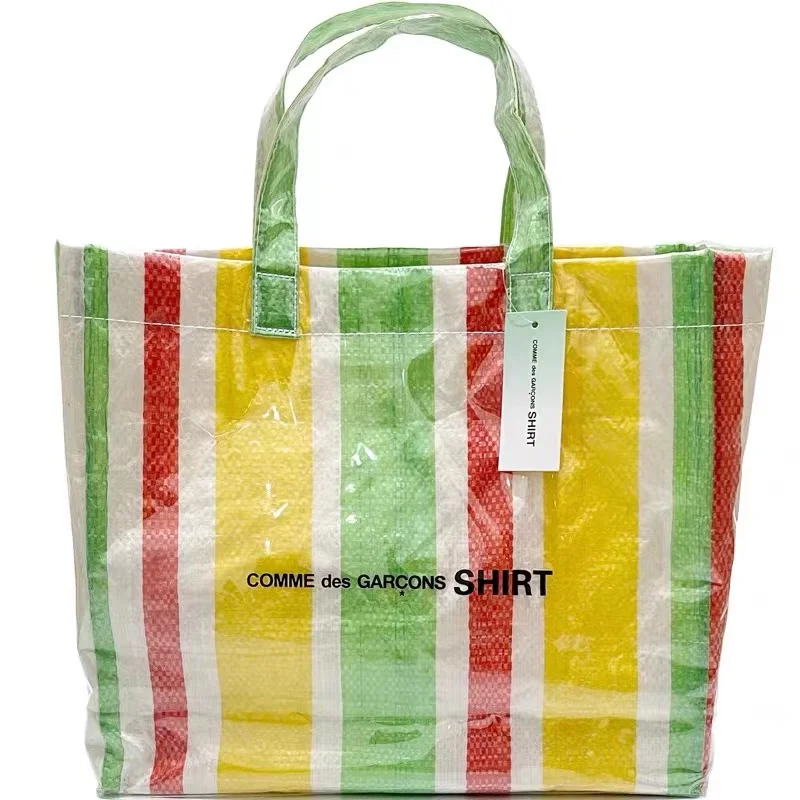 

2021 Ladies PVC Reusable Shopping Bag Beach Tote Bag Waterproof Beach Bag Ladies Bag Environmental Handbag Shoulder Bag