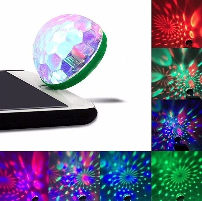 Usb диско шар RGB светодиодный светильник сценический маленький волшебный цветные