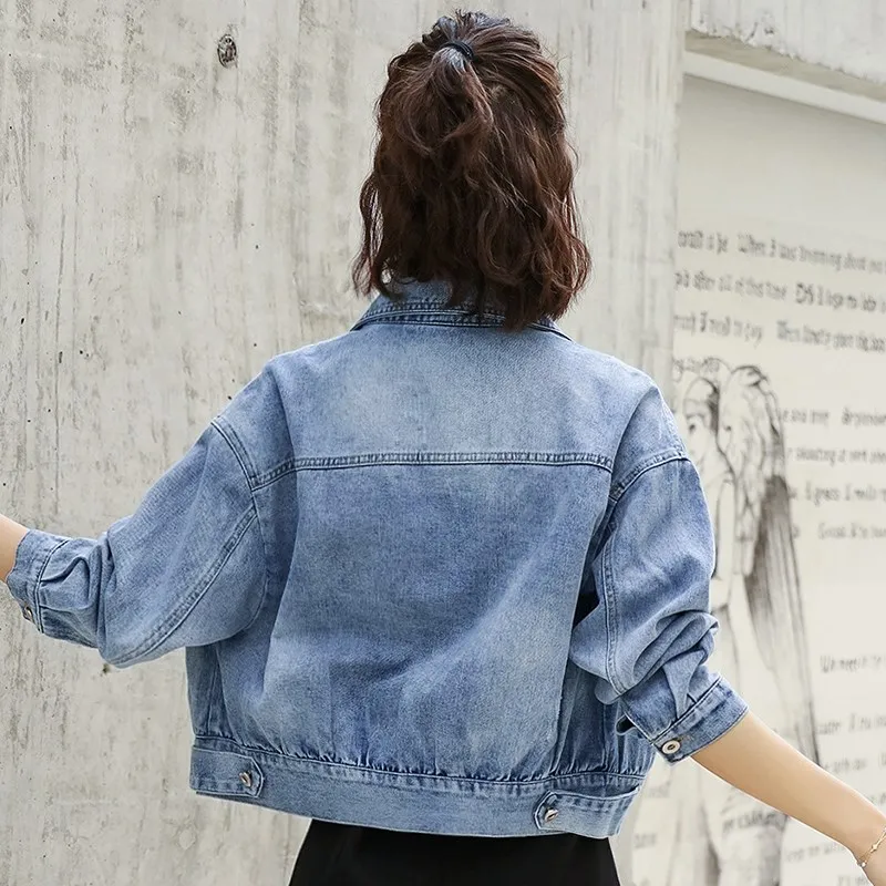 ZQLZ Осенняя джинсовая куртка для женщин 2020 новая короткая свободного покроя в
