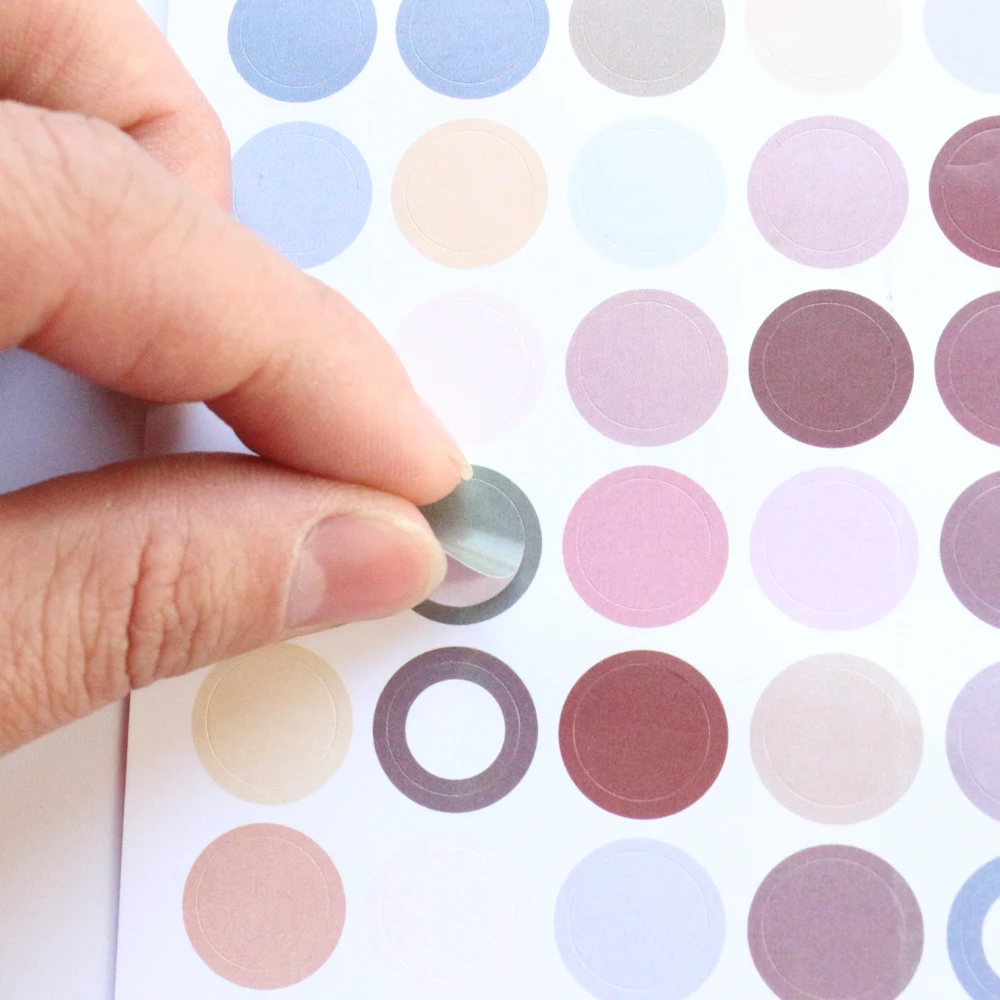 Domikee новые милые радужные наклейки для дневника конфеты школьники канцелярские