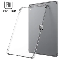 case for ipad miniairpro 9 7 10 2 10 5 2019 11 tpu transparent soft silicone shockproof cover back case protective shell