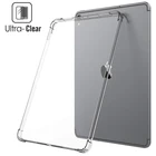 Чехол для iPad miniAirPro 9,7 дюйма, 10,2 дюйма, 10,5 дюйма, 2019 дюйма, 11 дюймов, из ТПУ, прозрачный, мягкий, силиконовый, противоударный, защитный чехол